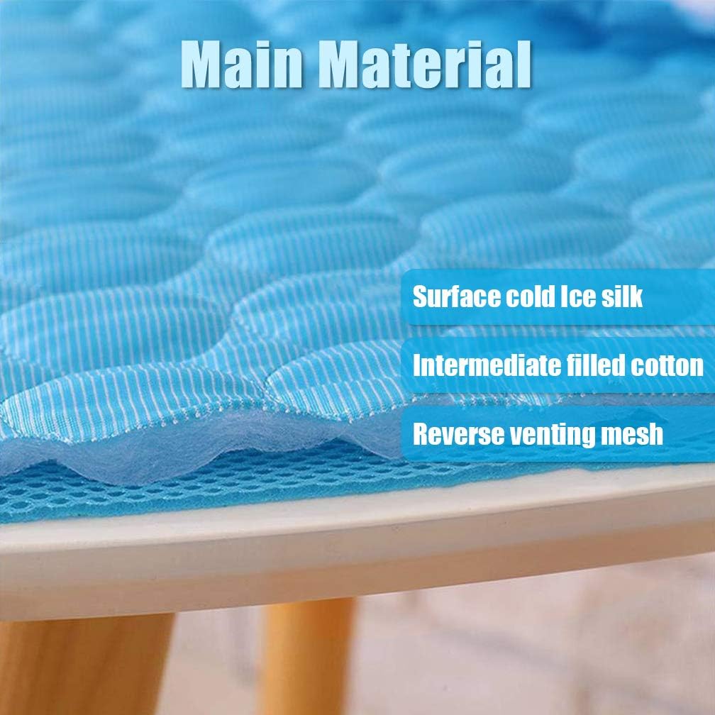 Dog Cooling Mat 2026 Upgraded Arc-Chill Cooling Dog Bed Mat, Washable Pet Cooling Pad (Q-Max>0.4) Cooling Mat for Dogs & Cats Indoor & Outdoor Car Seats (Blue, 40X28 In)
